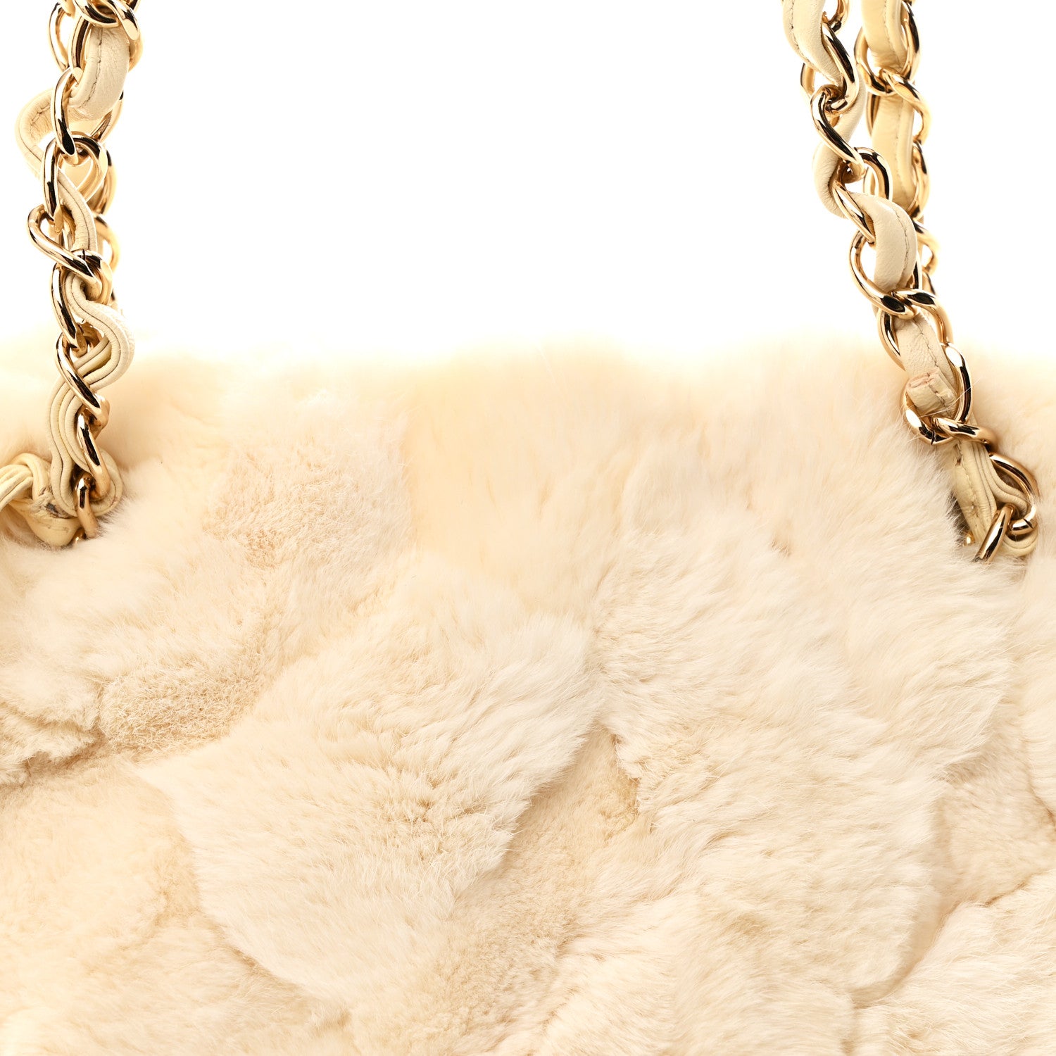 Chanel Rabbit Fur CC Tote Ivory 1798513 – FASHIONPHILE