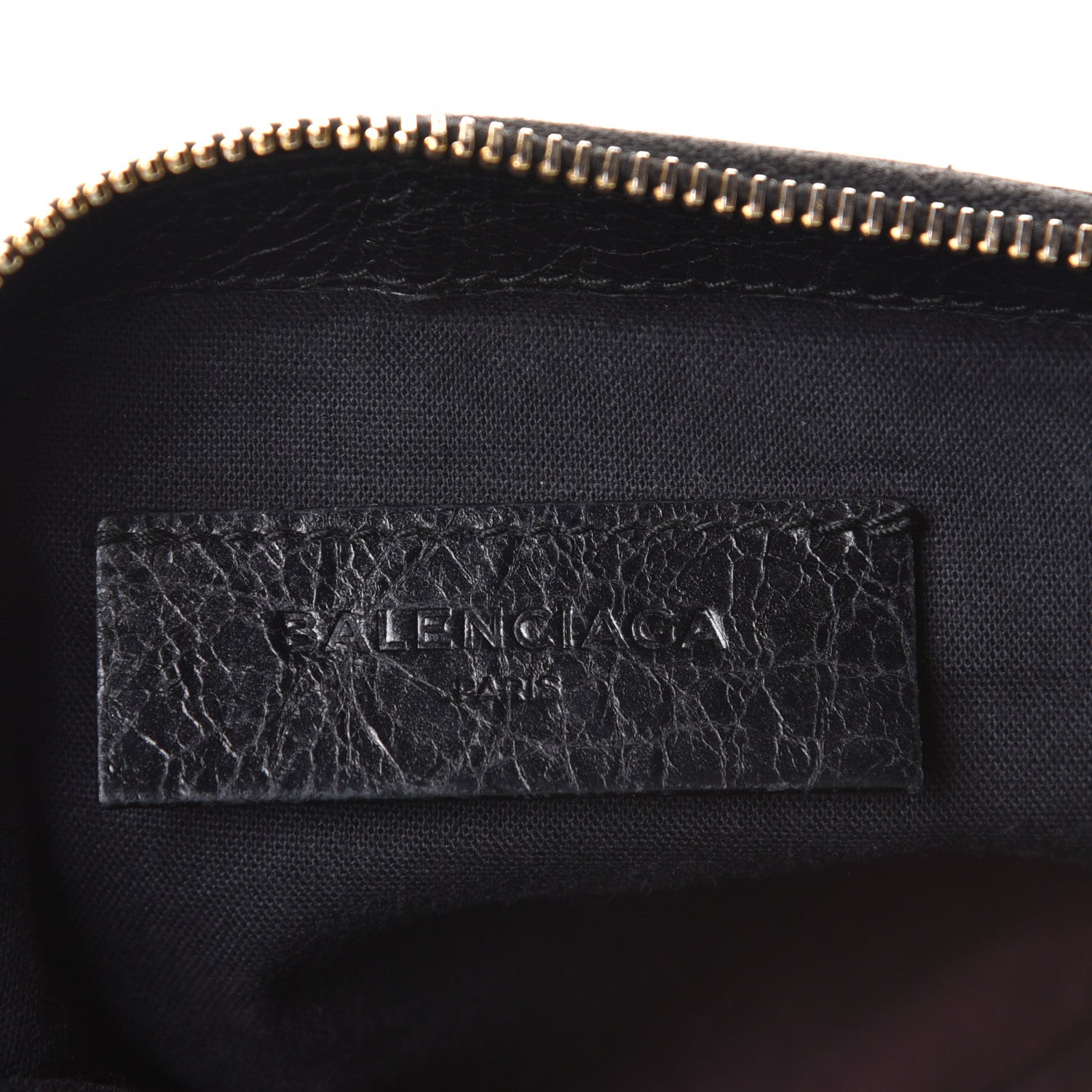Balenciaga Agneau Giant 12 Gold Hardware Pouch Black 5 of 8