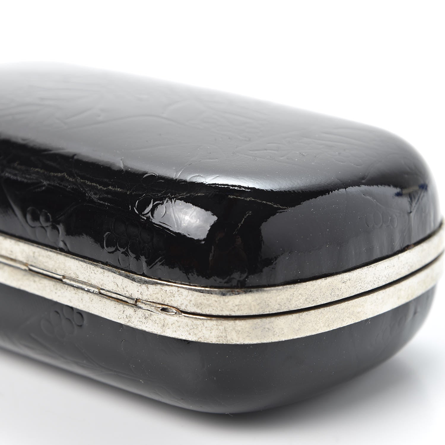 Alexander McQueen Patent Punk Skull Box Clutch Black 6 of 9