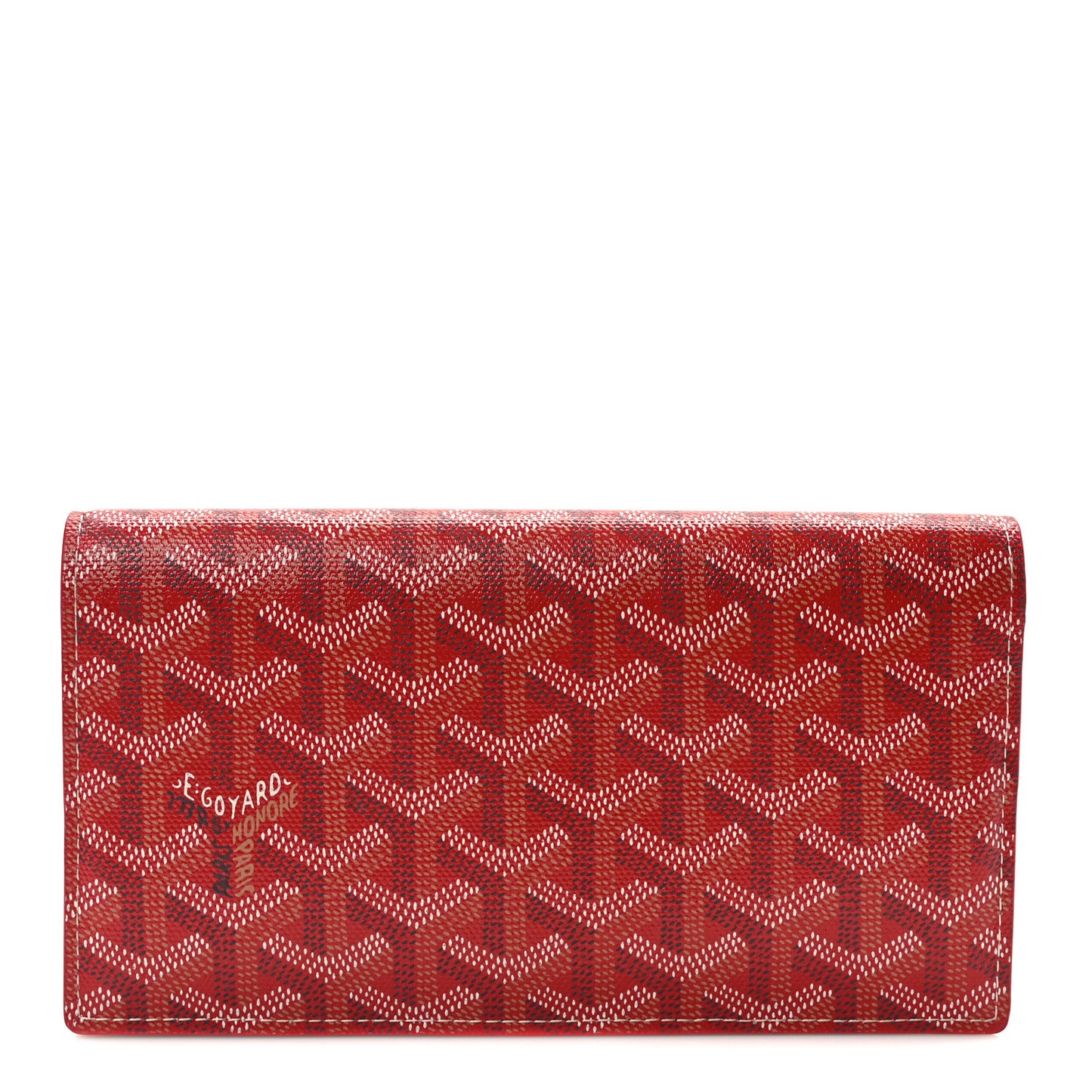 Goyardine Richelieu Wallet Red