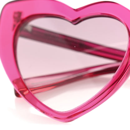 Saint Laurent Acetate Heart Frame Loulou SL181 Sunglasses Pink 8 of 8