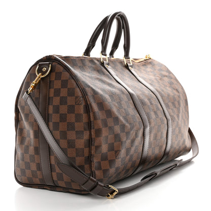 Louis Vuitton Damier Ebene Keepall Bandouliere 45 2 of 18