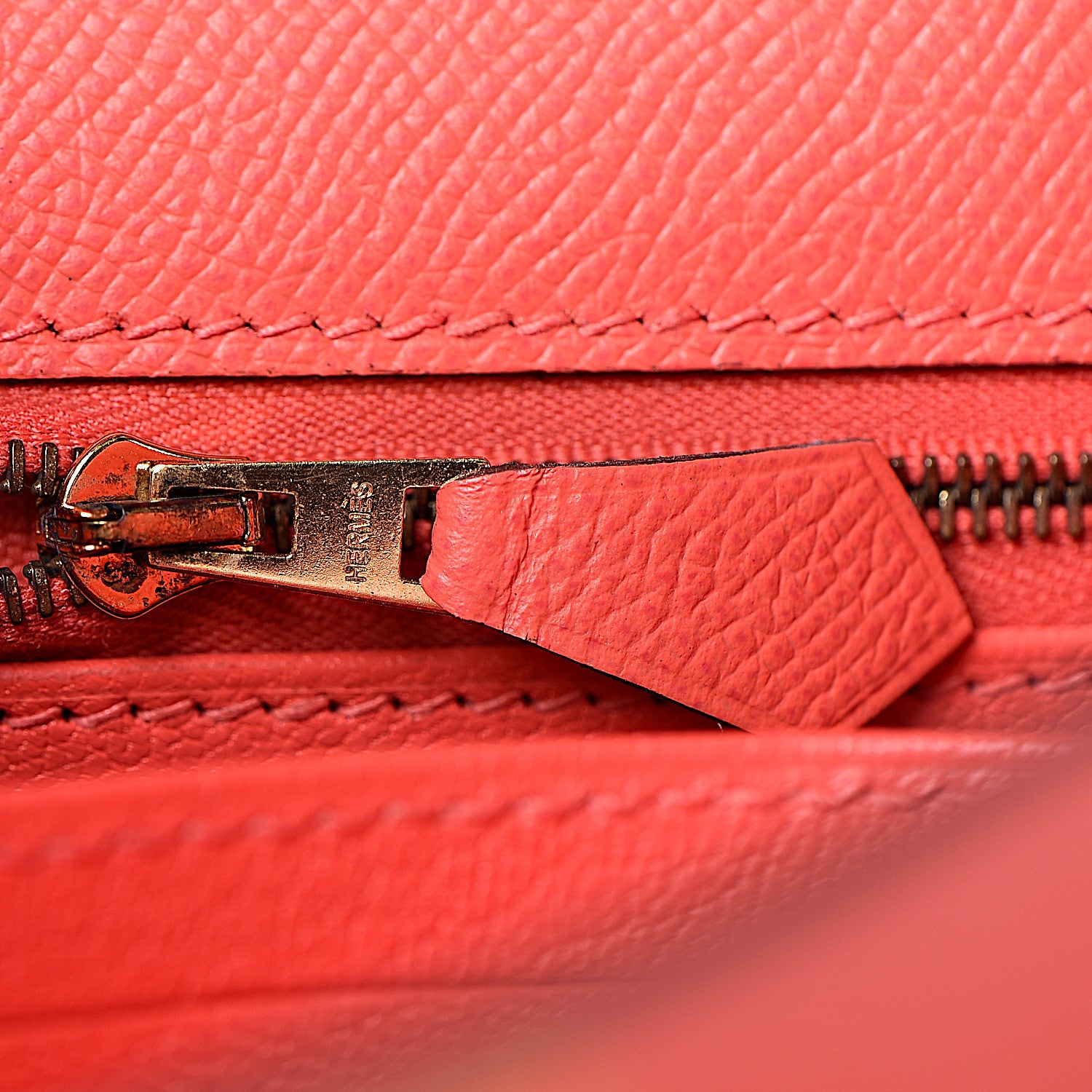 Hermes Epsom Kelly Sellier 25 Rose Jaipur 17 of 38