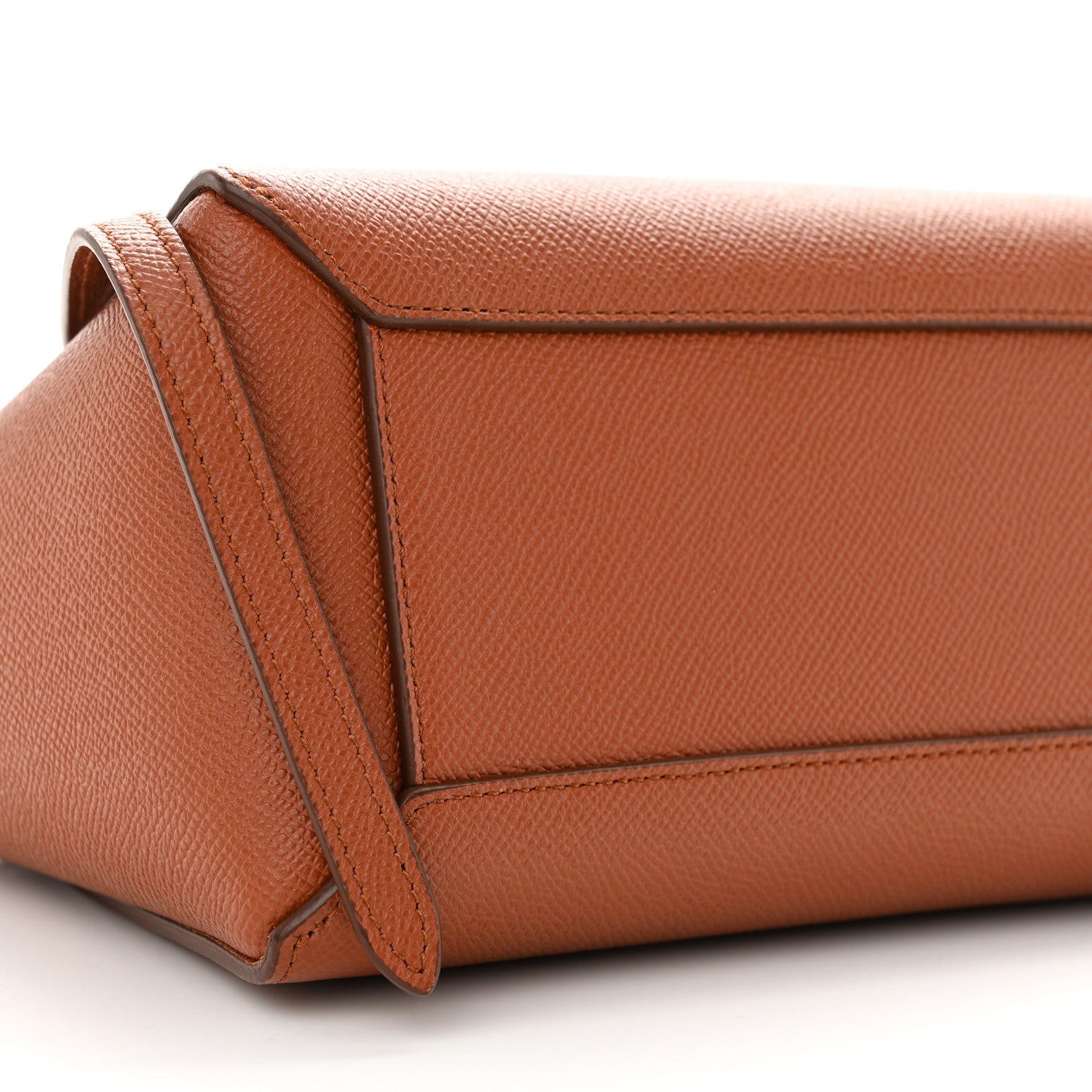 Celine Grained Calfskin Nano Belt Bag Caramel 9 of 10