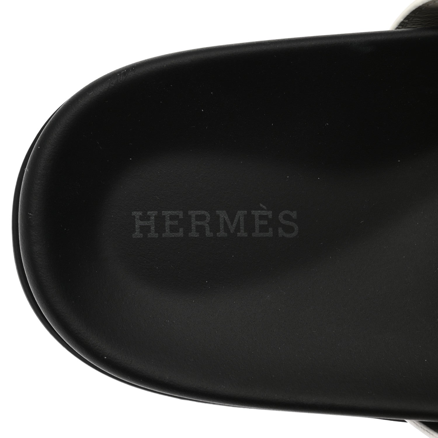 Hermes Calfskin Womens Chypre Sandals 39 White 7 of 15