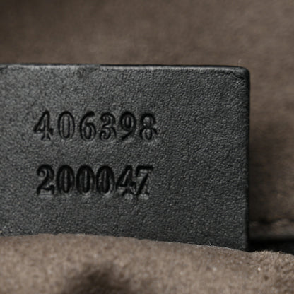 Gucci GG Supreme Monogram Single Buckle Backpack Beige Black 7 of 12