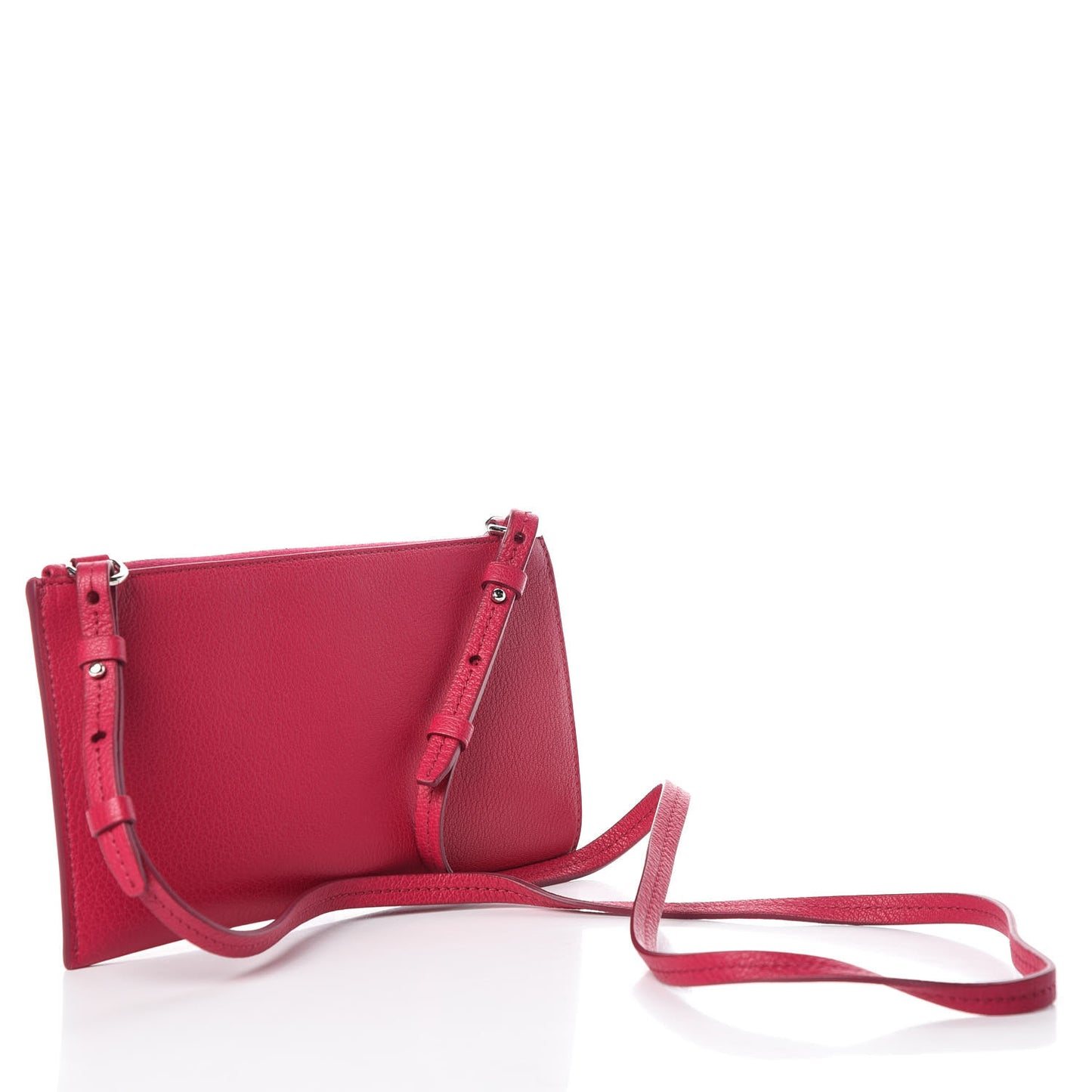 Grained Goatskin Antigona Crossbody Fuchsia