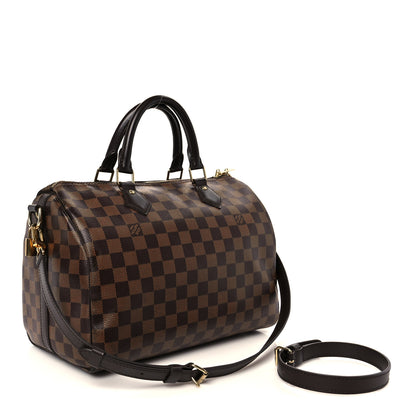 Louis Vuitton Damier Ebene Speedy Bandouliere 30 3 of 12