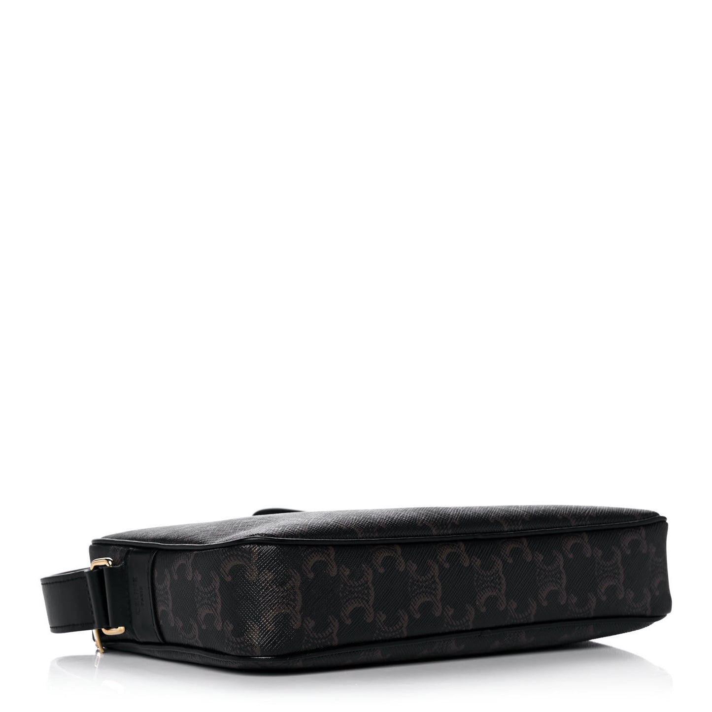 Triomphe Canvas Medium Messenger Bag Black