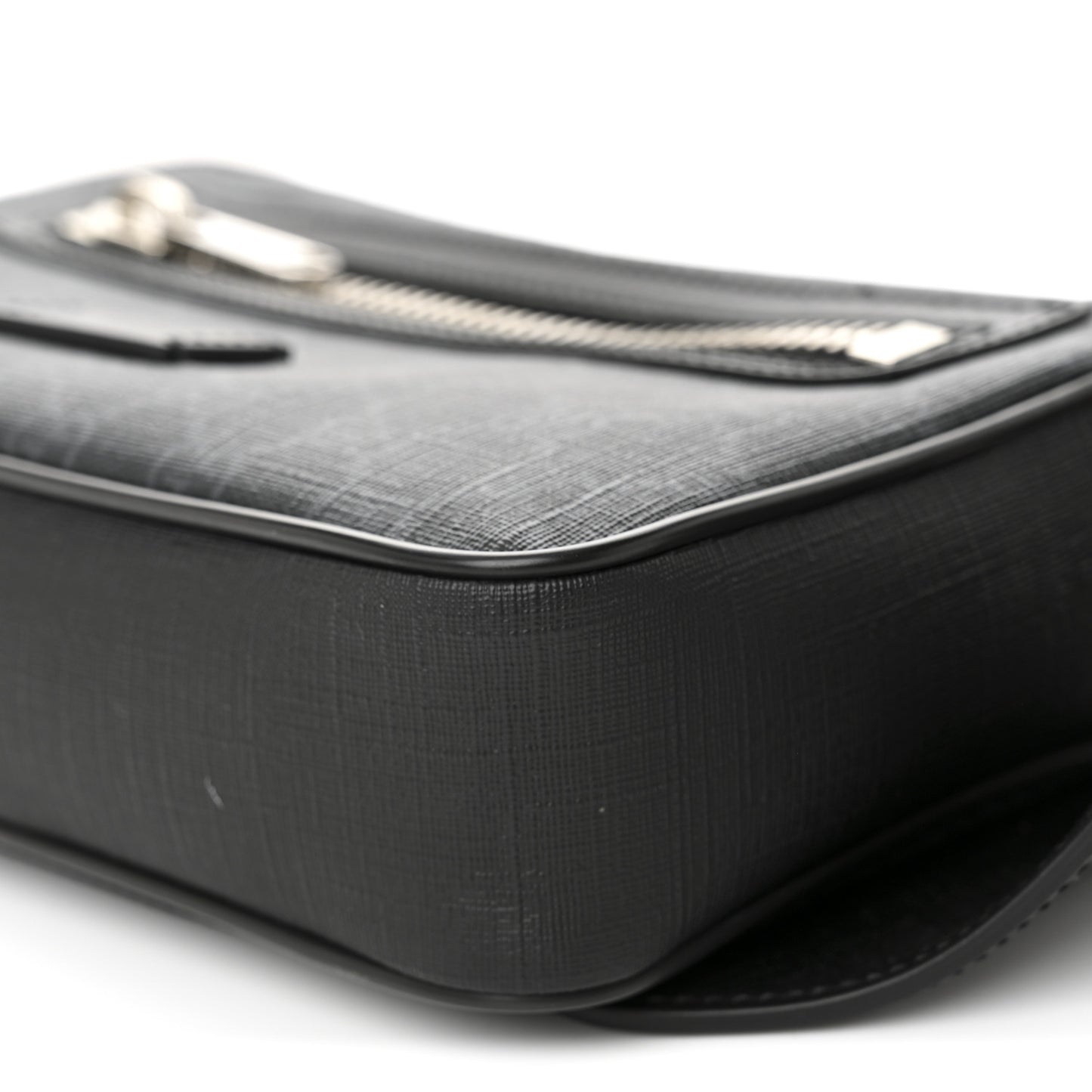 Soft GG Supreme Monogram Web Belt Bag Black Grey