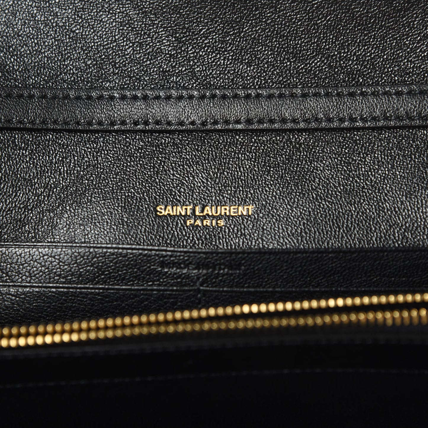Lambskin Diamond Quilted Becky Chain Wallet Black