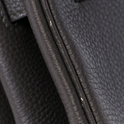 Hermes Togo Birkin 40 Etain 37 of 38