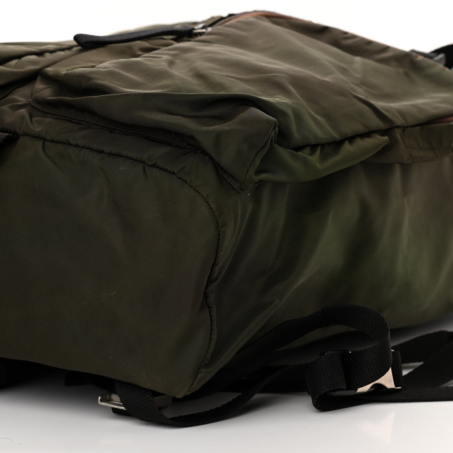Prada Tessuto Nylon Buckle Backpack Mimetico 10 of 13