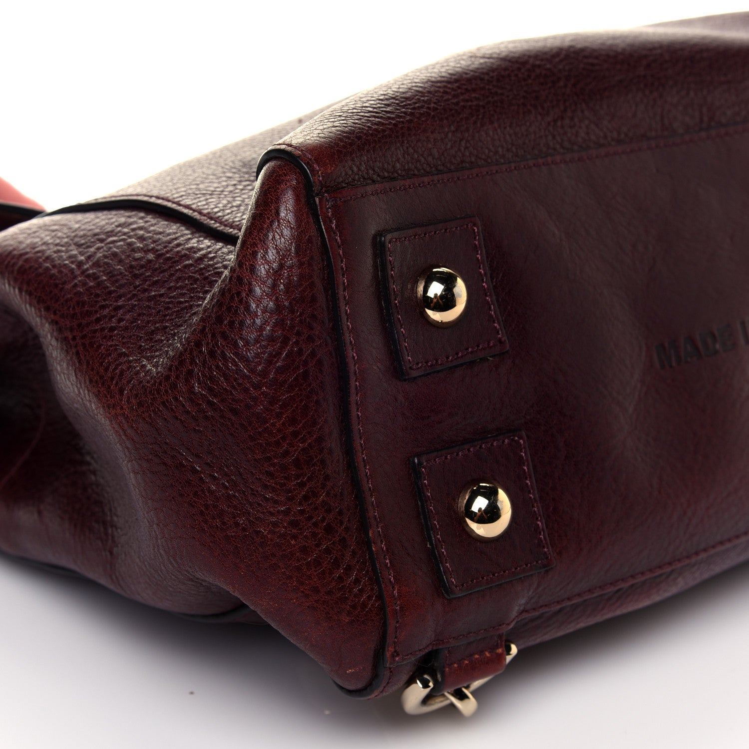 Mulberry Natural Leather Cara Delevigne Convertible Satchel Oxblood 8 of 9