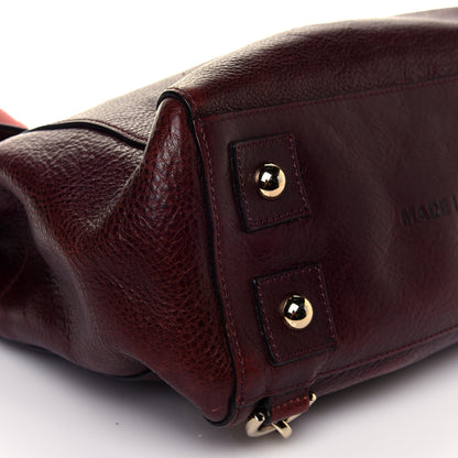 Mulberry Natural Leather Cara Delevigne Convertible Satchel Oxblood 8 of 9