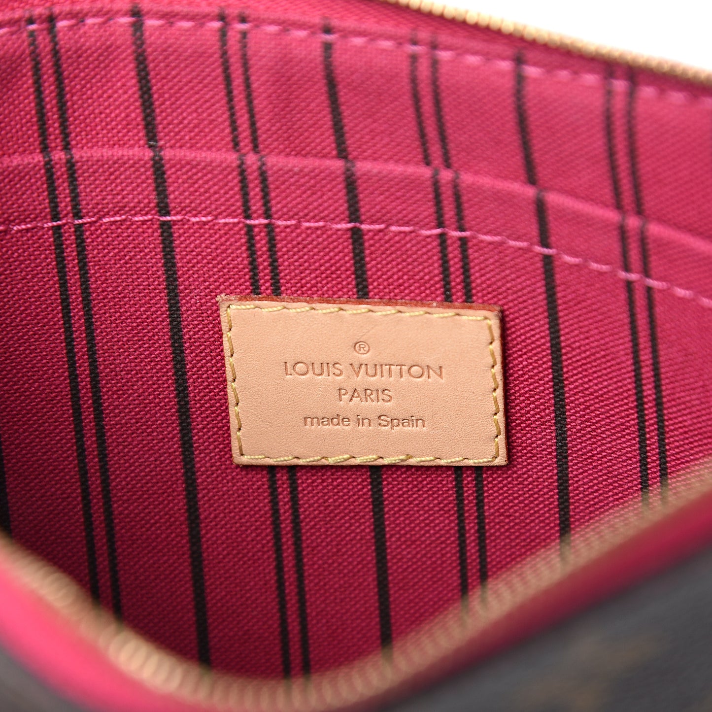 Monogram Neverfull MM GM Pochette Pivoine