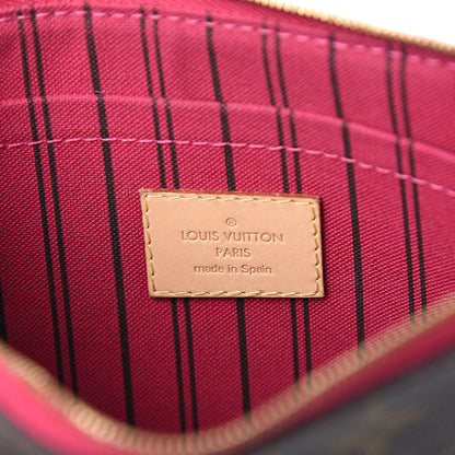 Louis Vuitton Monogram Neverfull MM GM Pochette Pivoine 5 of 6