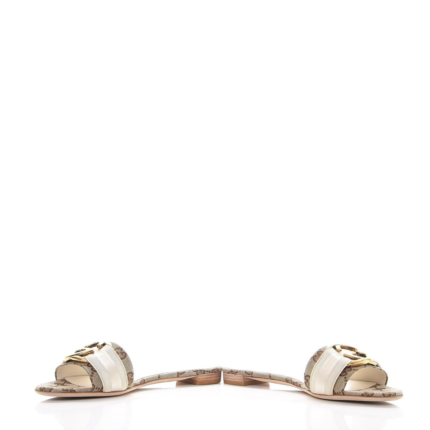 Monogram Web GG Slide Sandals 37 Off White