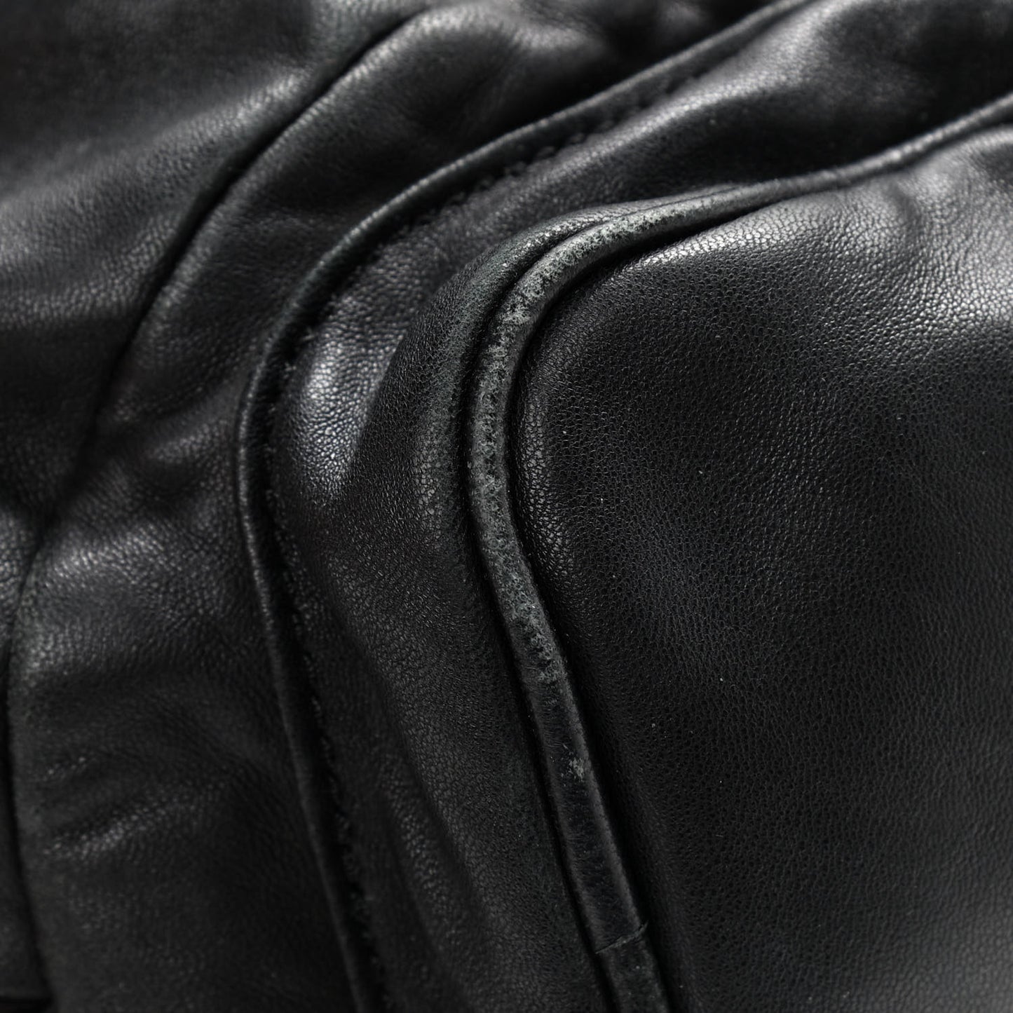 Lambskin Mini Marti Backpack Washed Black Rhodium Hardware