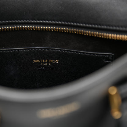 Saint Laurent Calfskin Monogram Baby Cabas Black 8 of 11