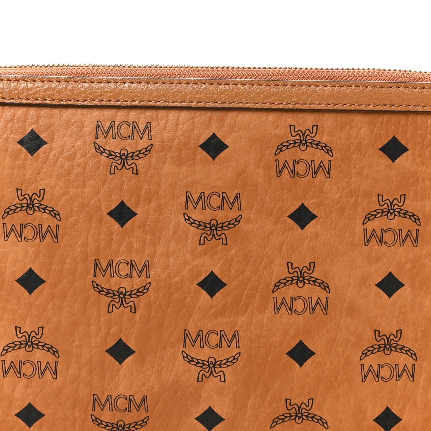 Visetos Liz Shopper Tote Pouch Cognac