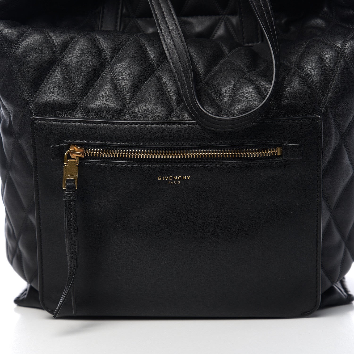 Givenchy Rubberized Canvas Quilted Duo Backpack Black 11 of 11