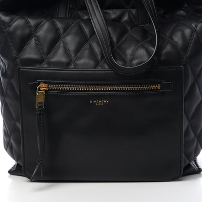 Givenchy Rubberized Canvas Quilted Duo Backpack Black 11 of 11