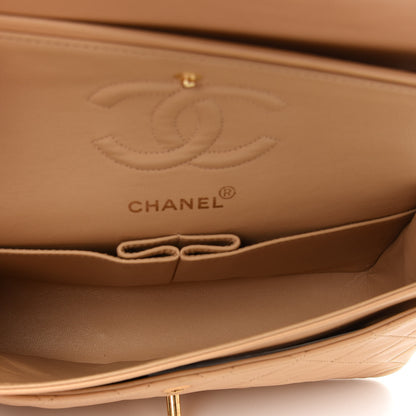 Chanel Lambskin Quilted Small Double Flap Beige 5 of 10