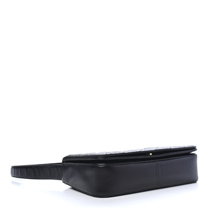 Christian Dior Lambskin Cannage Medium Delidior Flap Bag Black 3 of 8
