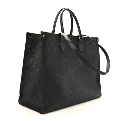 Louis Vuitton Empreinte Monogram Giant Onthego GM Black 3 of 9