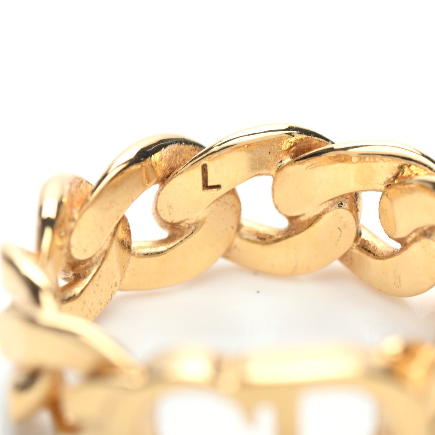 Metal Danseuse Etoile Chain Ring 54 7 Gold