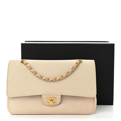 Chanel Grained Calfskin Medium Classic Pure Double Flap Nude 13 of 13
