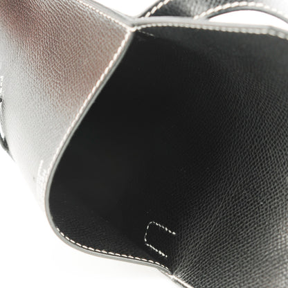 Hermes Courchevel Crossbody Pouch Black 5 of 6