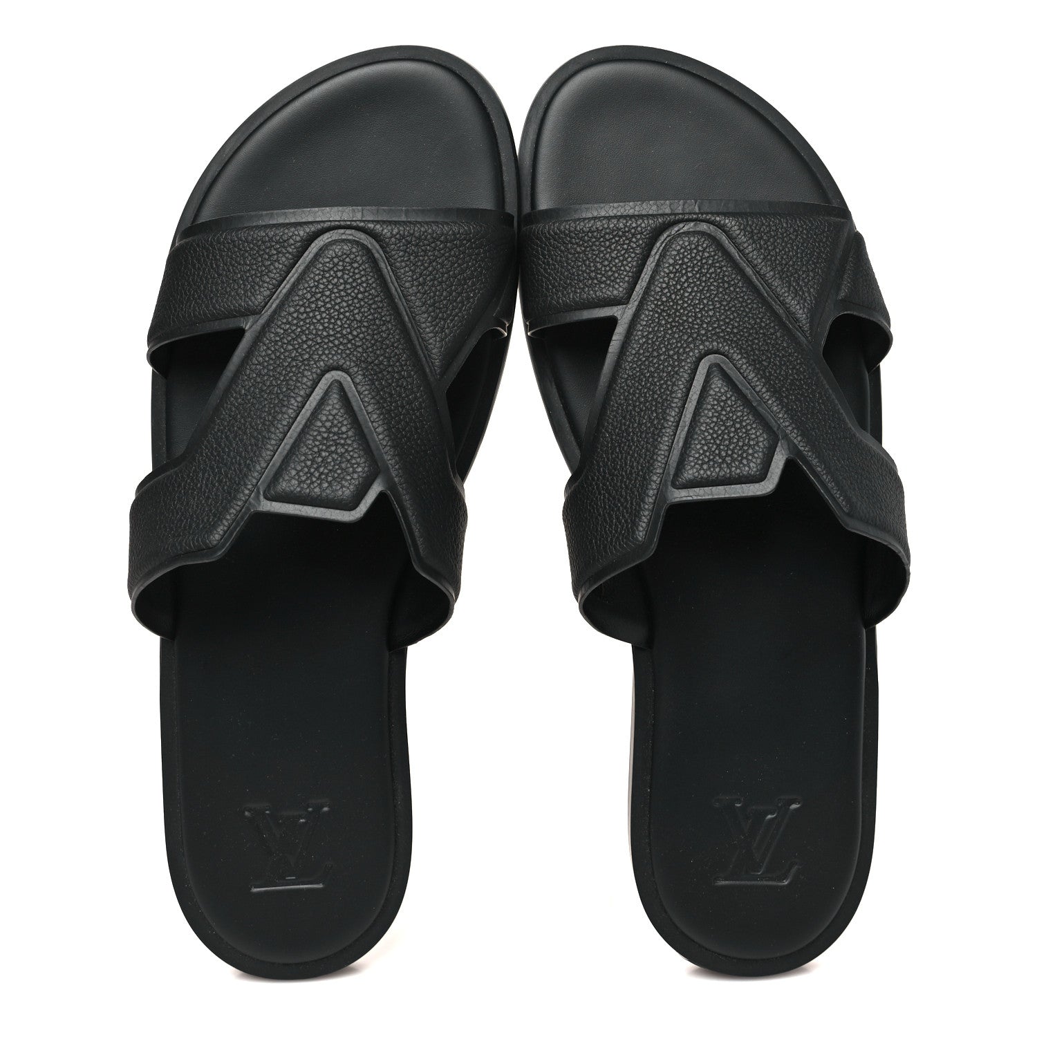 Louis Vuitton Taiga Mens LV Oasis Mules 11 Black 1865431