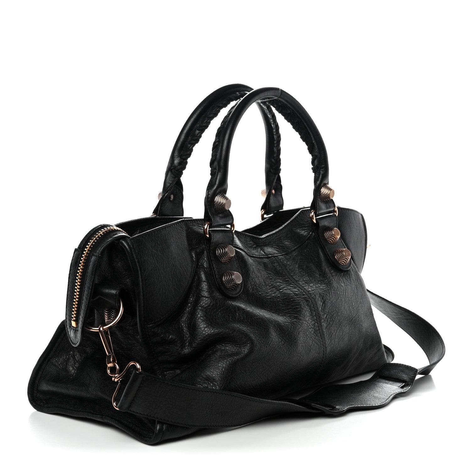Balenciaga Agneau Giant 21 Rose Gold Hardware Part Time Black 4 of 13