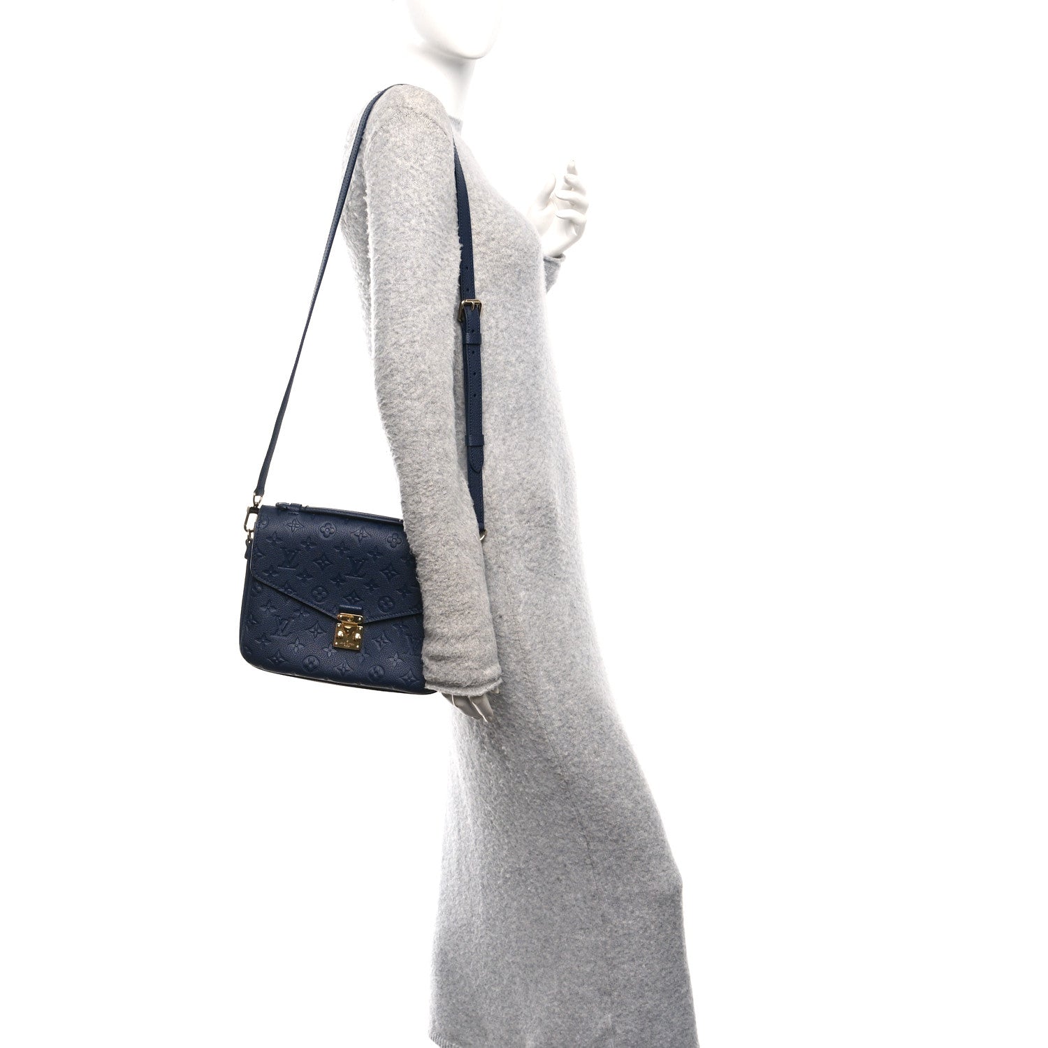 Louis Vuitton Empreinte Pochette Metis Navy 2 of 9
