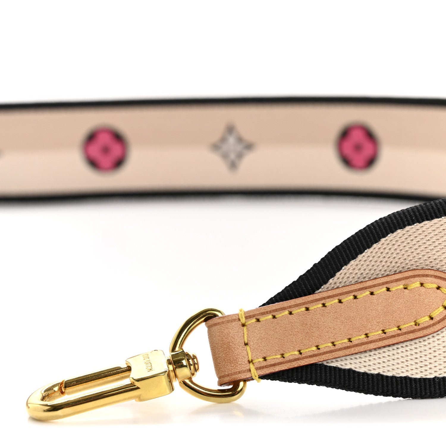 Louis Vuitton Jacquard Speedy Bandouliere 20 Shoulder Strap Black 5 of 6