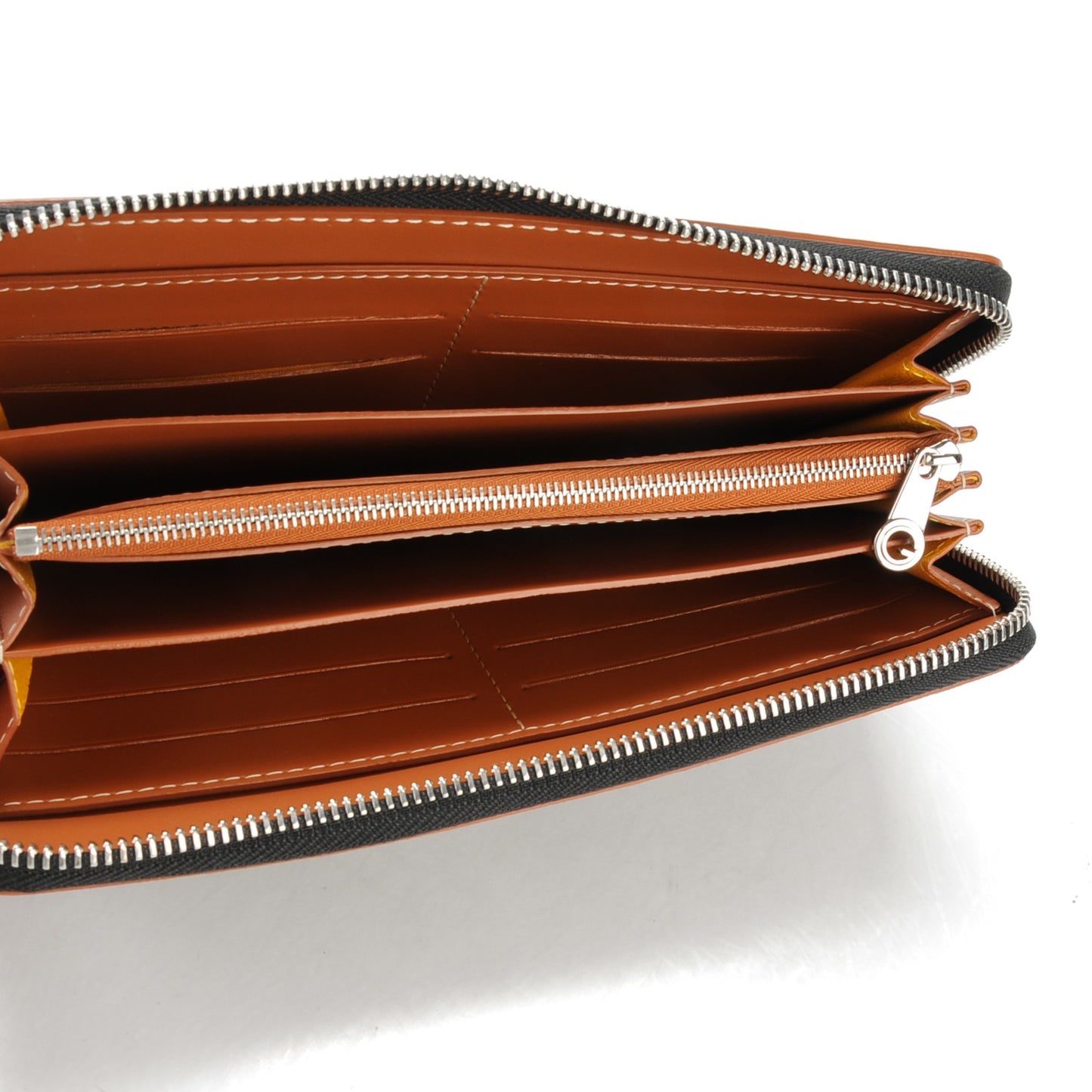 Goyardine Matignon Zip Around GM Wallet Black Gold