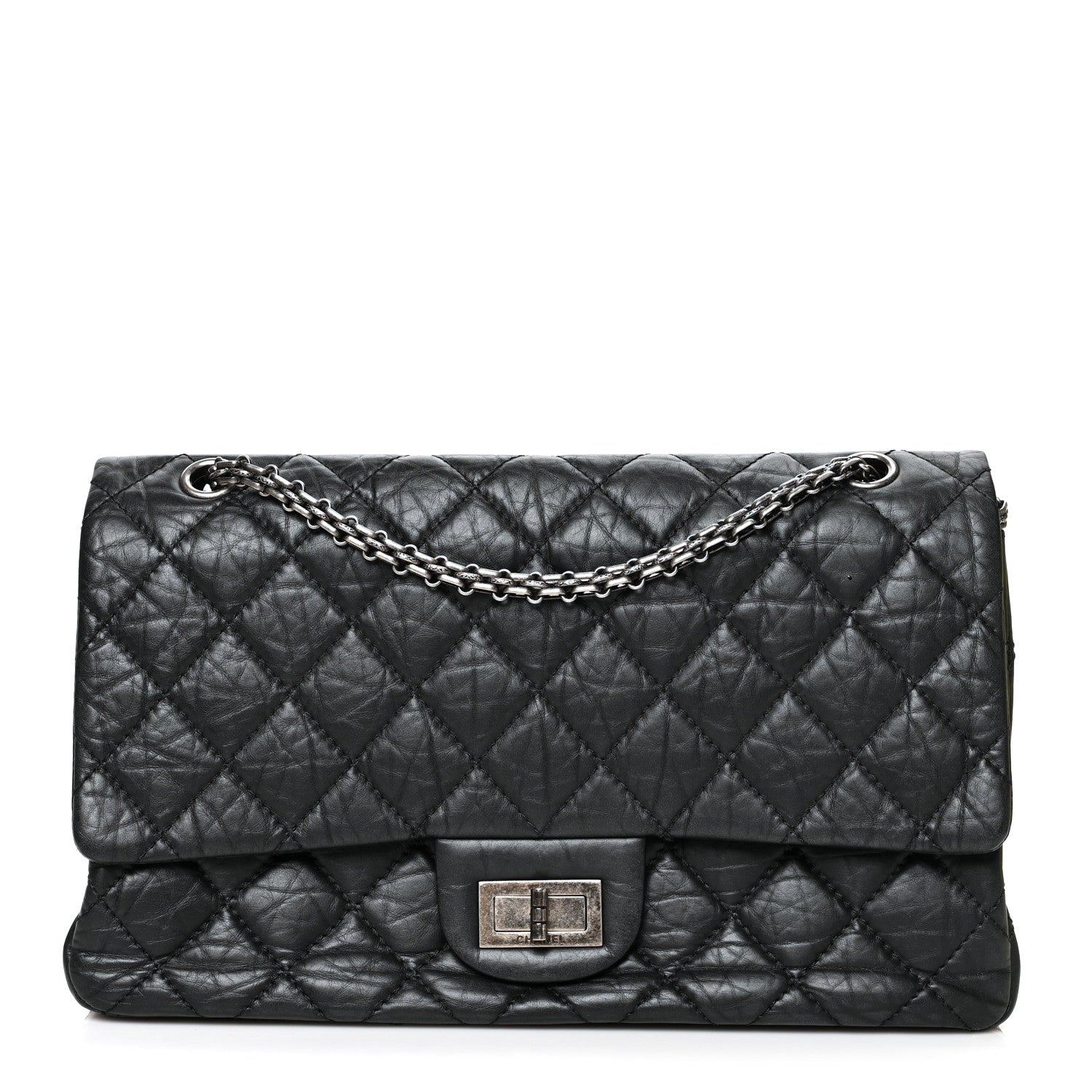 Chanel Aged Calfskin Quilted 2.55 Reissue 227 Flap Black 1 of 10