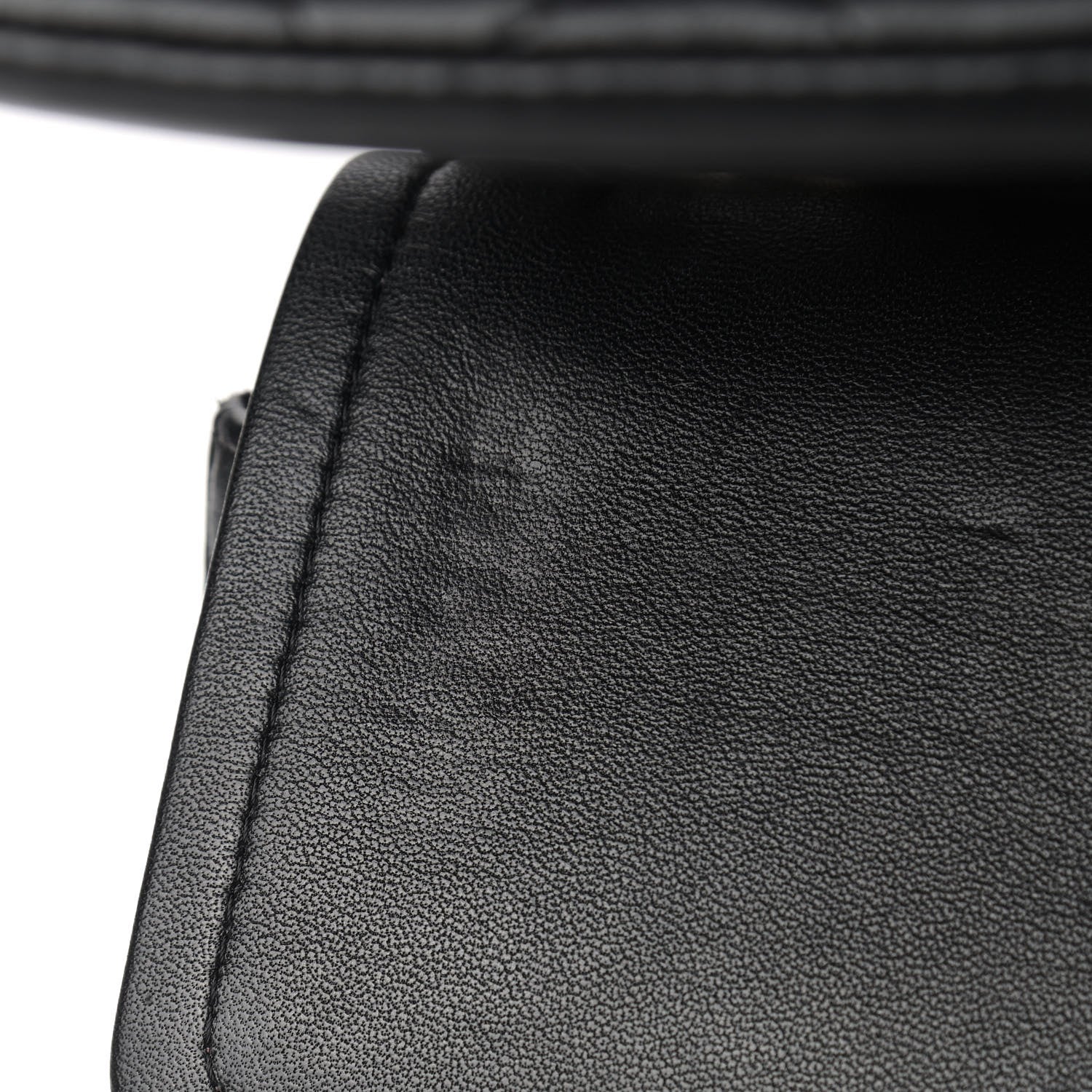 Chanel Lambskin Quilted Jumbo Double Flap Black 10 of 19