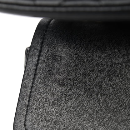 Chanel Lambskin Quilted Jumbo Double Flap Black 10 of 19