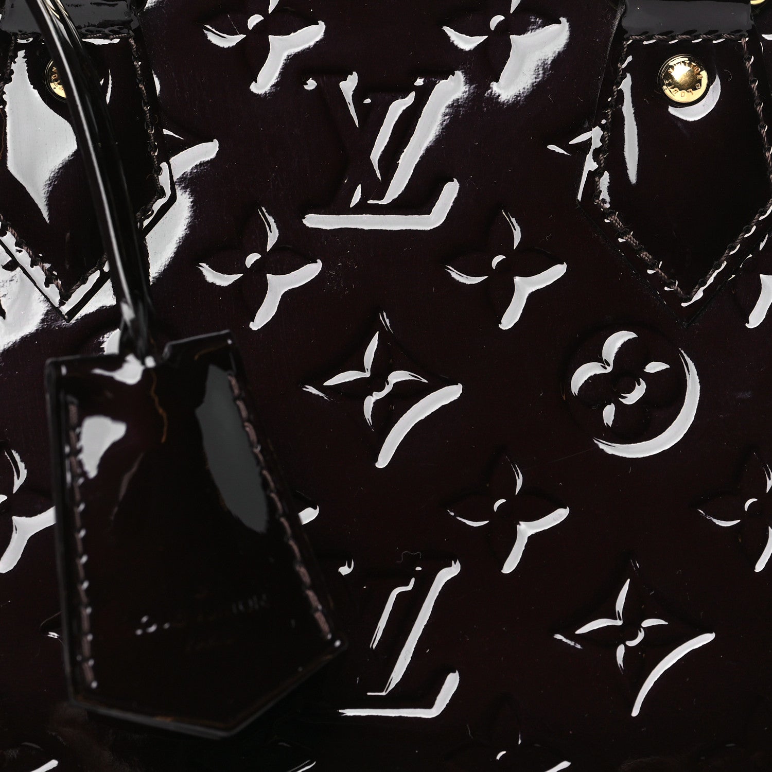 Louis Vuitton Vernis Alma BB Amarante 7 of 9