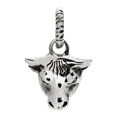 Gucci Sterling Silver Anger Forest Bull Head Pendant 1 of 5