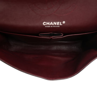 Chanel Distressed Patent Quilted Medium Double Flap Black 5 of 11