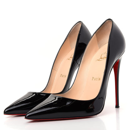 Christian Louboutin Patent So Kate 120 Pumps 38.5 Black 3 of 10