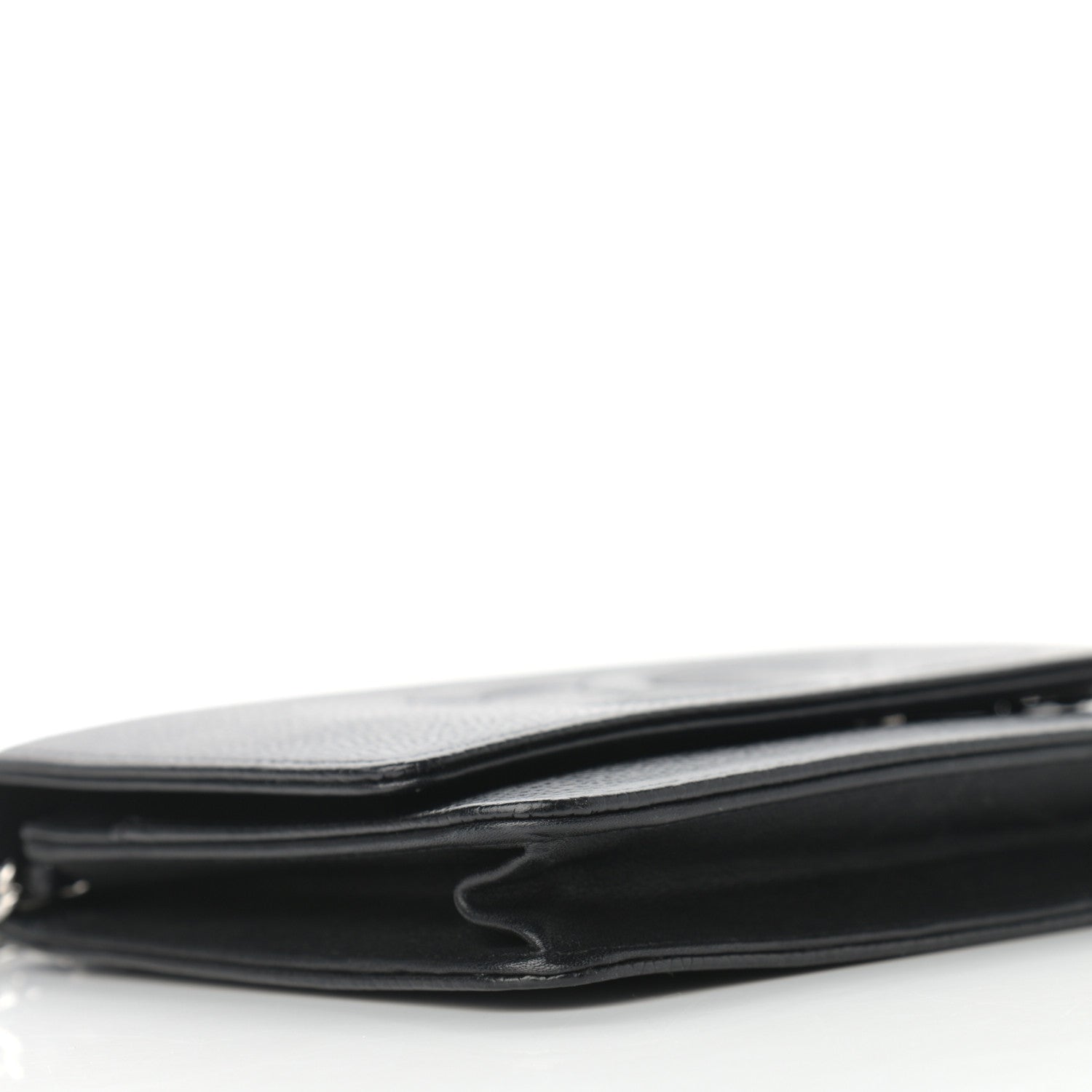 Chanel Caviar Timeless CC Wallet On Chain WOC Black 5 of 11