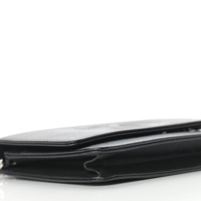Chanel Caviar Timeless CC Wallet On Chain WOC Black 5 of 11