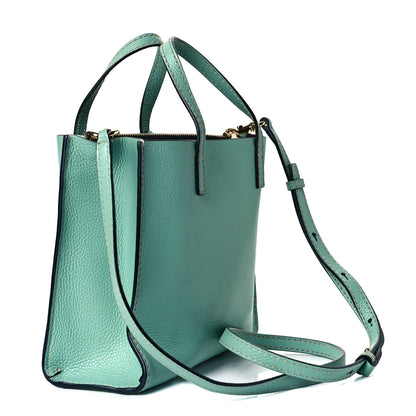 Marc Jacobs Grained Calfskin Mini Grind Tote Green 3 of 13