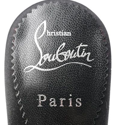 Christian Louboutin Satin Matricia Bow Sandals 36.5 Black 7 of 16