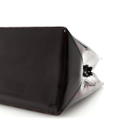 Louis Vuitton Vernis Rayures Wilshire PM  Amarante 9 of 11